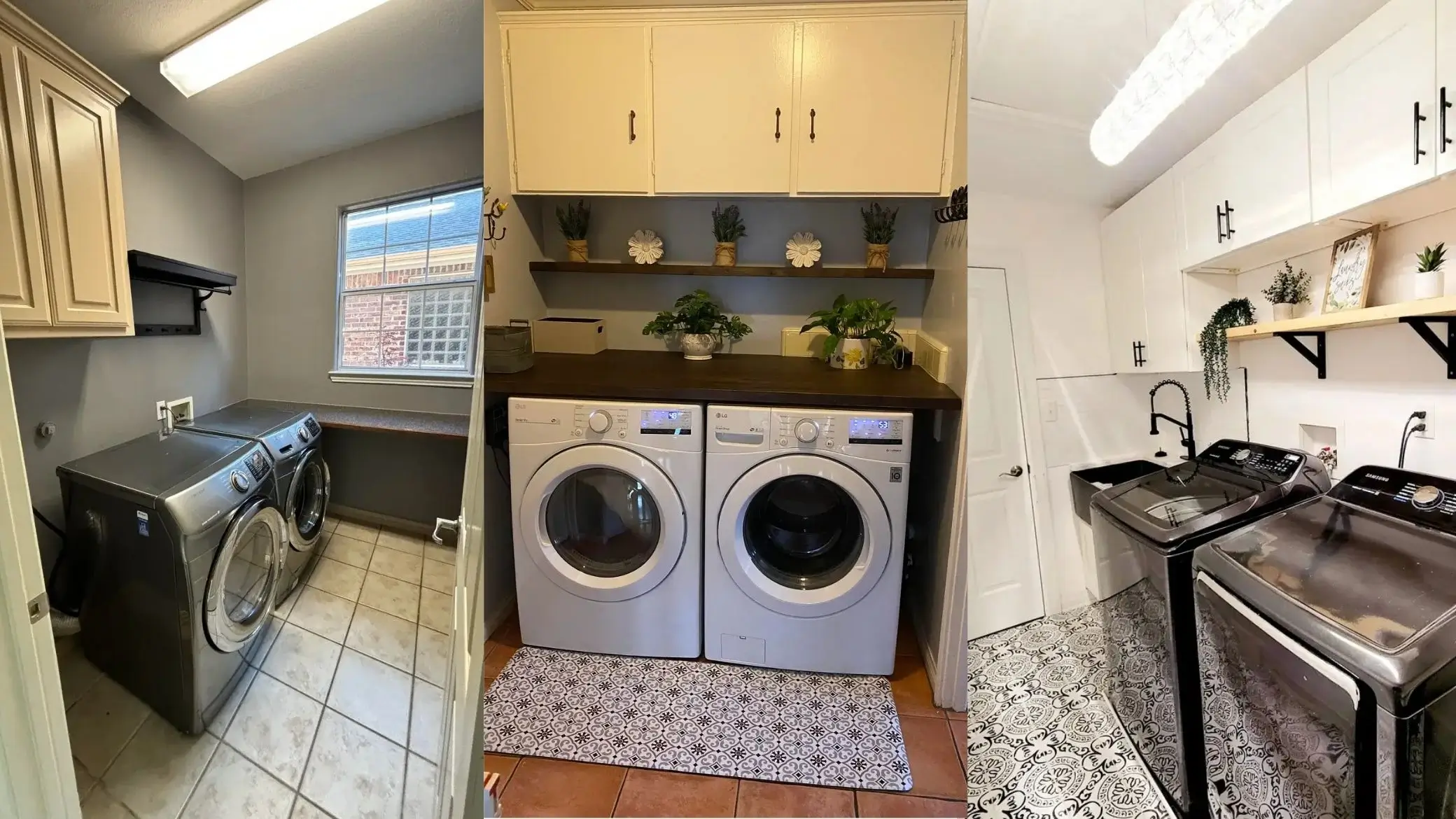 Narrow Laundry Room