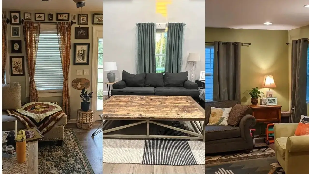 Farmhouse Living Room Curtains