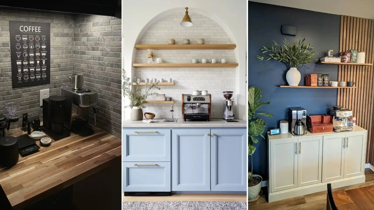 Built In Coffee Bar Ideas