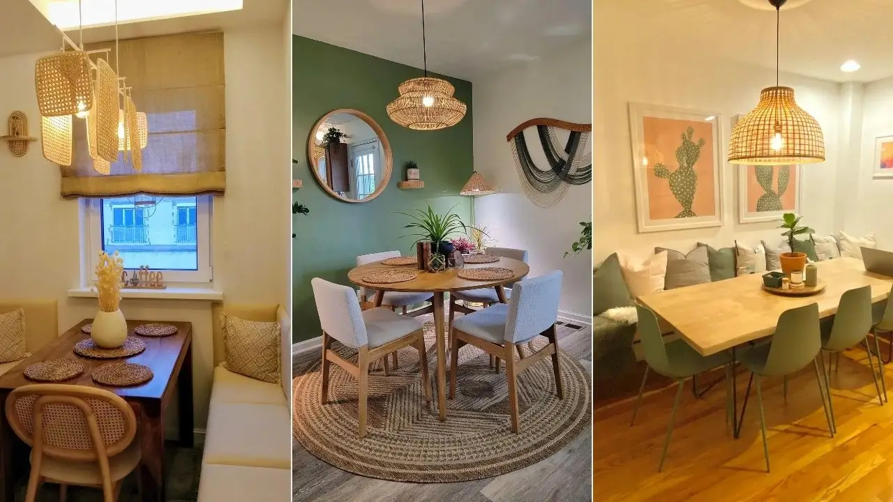 boho dining room decor