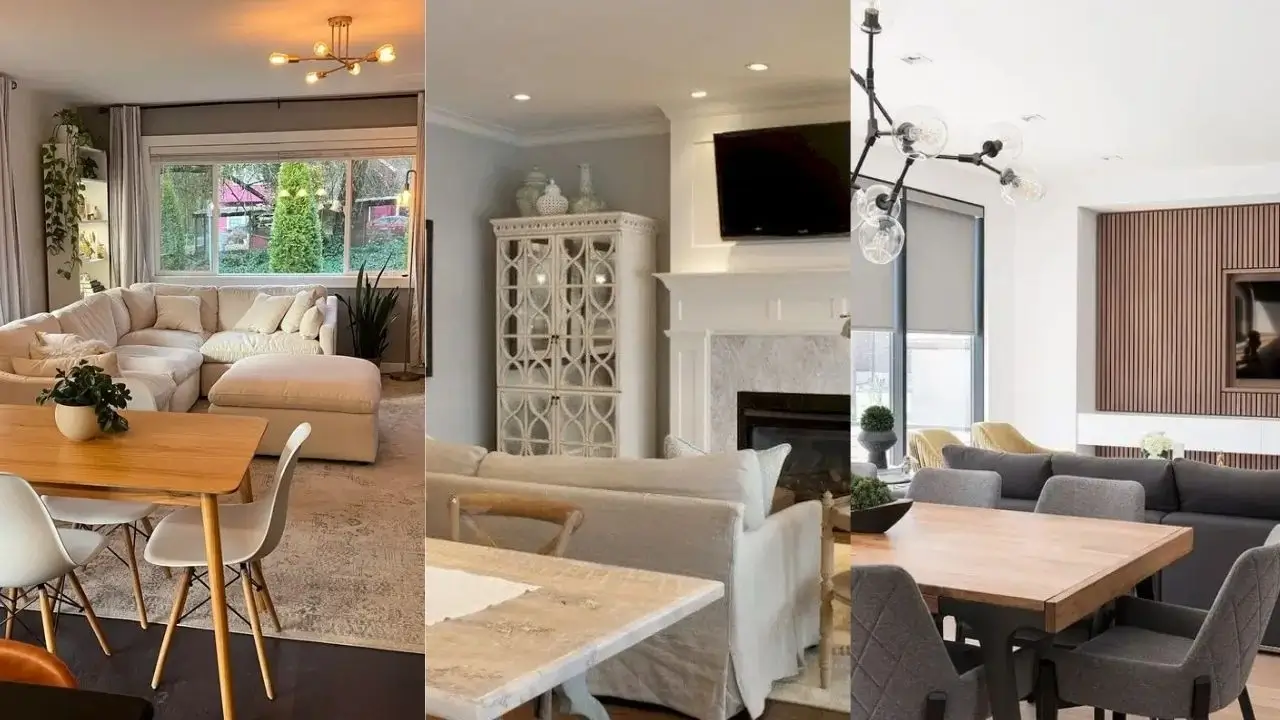 small living and dining room combo