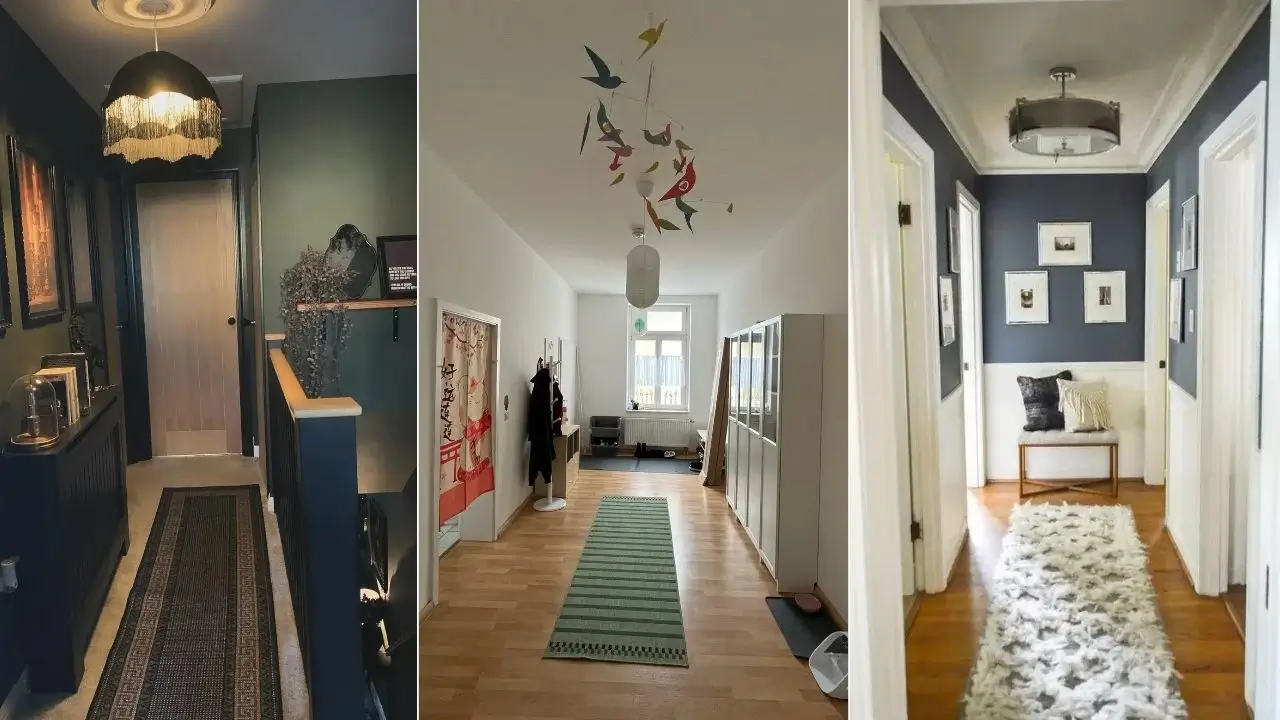 long hallway decorating